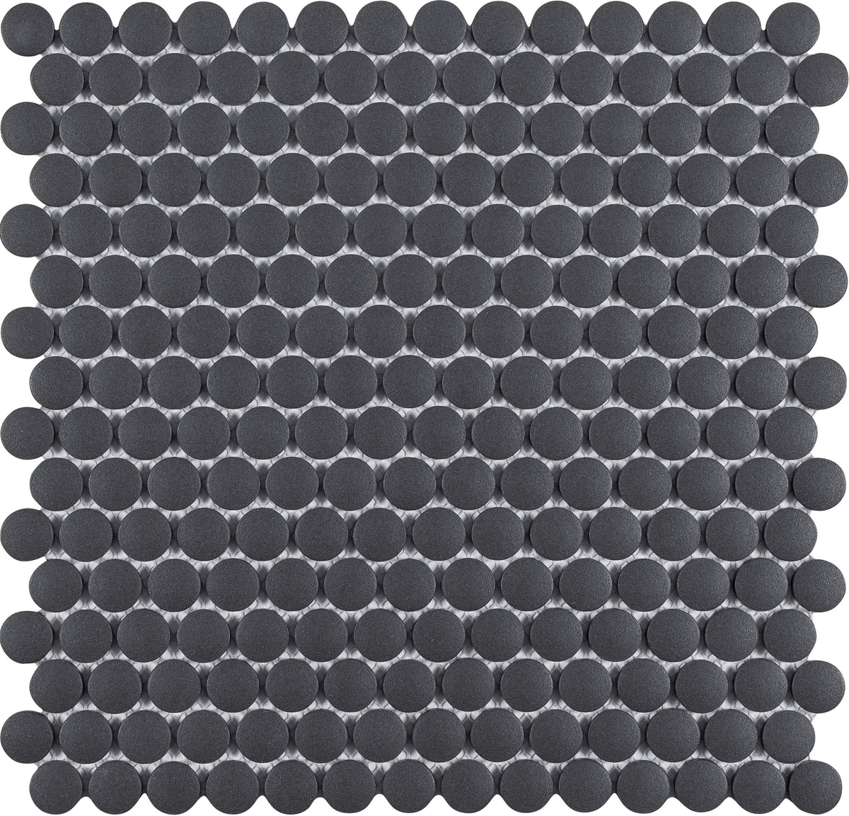 Satori Hudson Carbon Matte 12-in x 12-in Unglazed Porcelain Mosaic Floor and Wall Tile (0.9-sq. ft/ Piece)