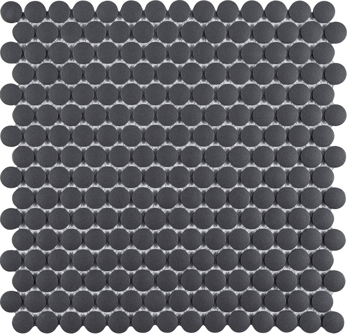 Satori Hudson Carbon Matte 12-in x 12-in Unglazed Porcelain Mosaic Floor and Wall Tile (0.9-sq. ft/ Piece)