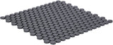 Satori Hudson Carbon Matte 12-in x 12-in Unglazed Porcelain Mosaic Floor and Wall Tile (0.9-sq. ft/ Piece)