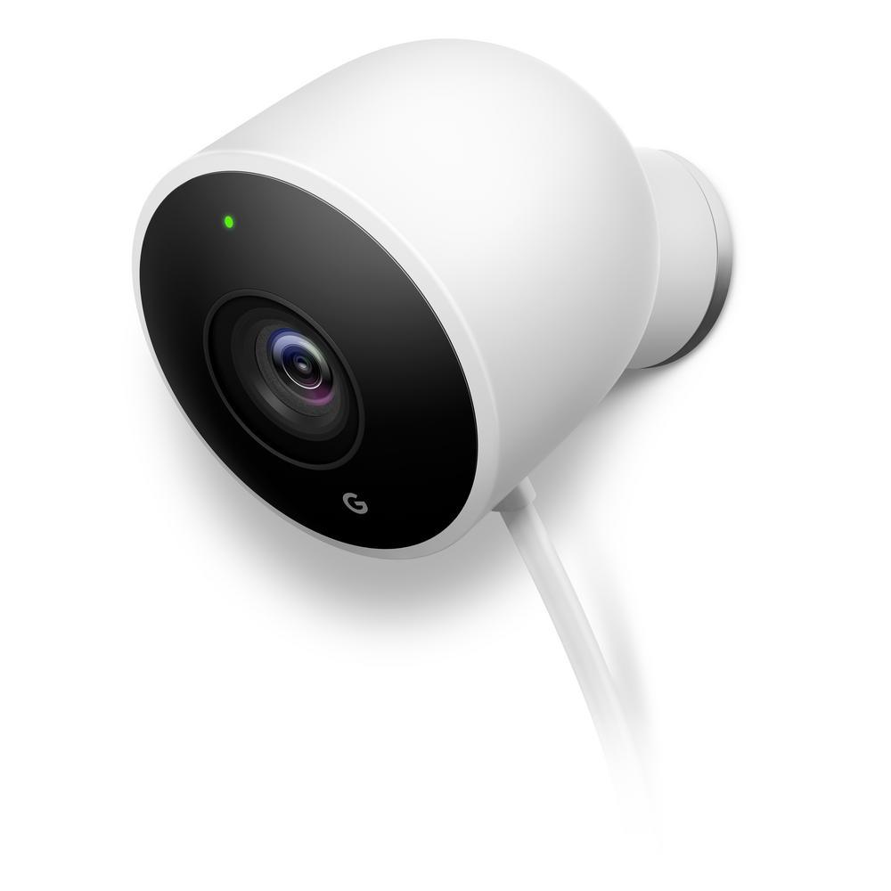 Nest Hub Max in Chalk and Nest Cam Outdoor Security Camera - Super Arbor