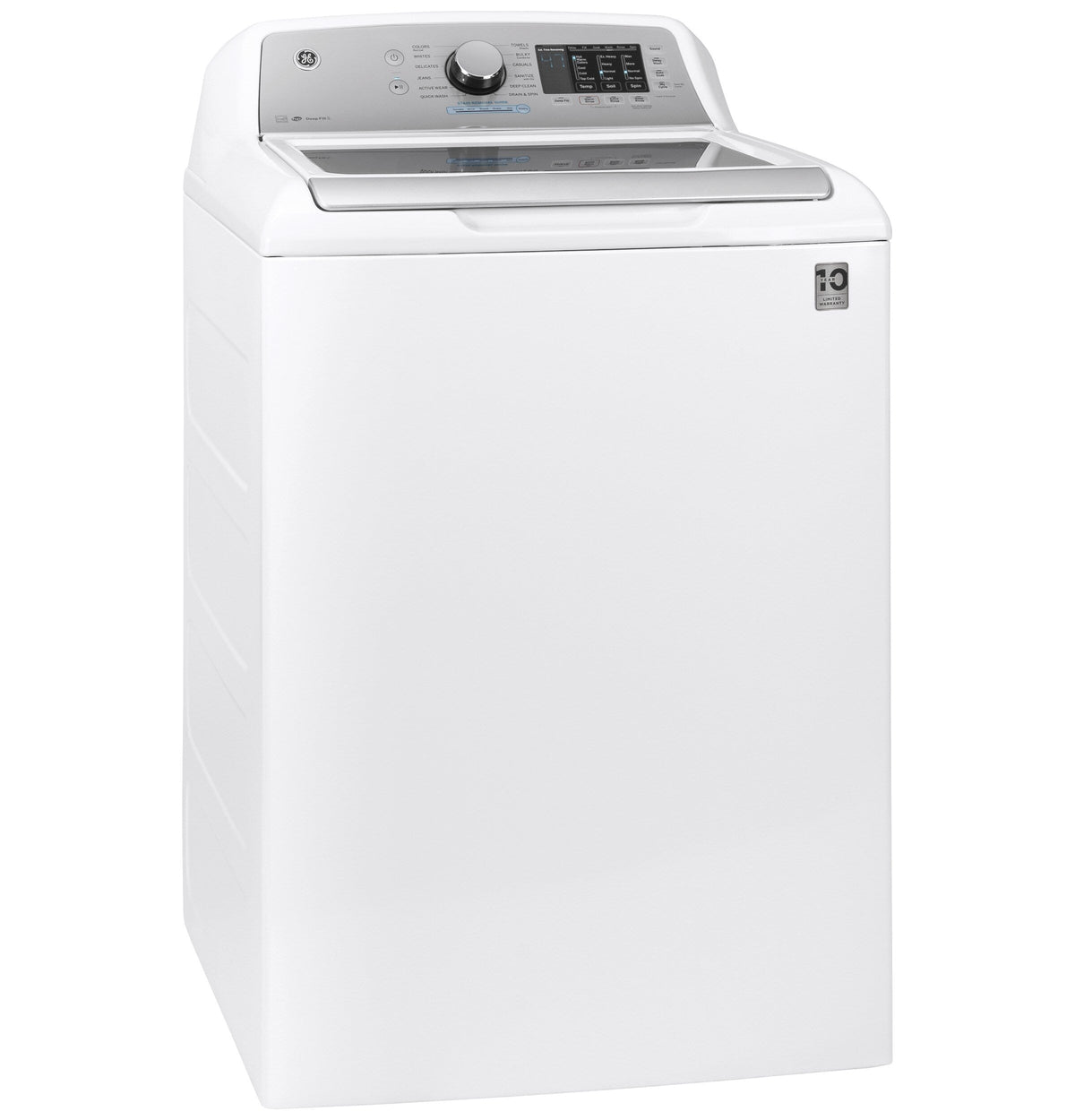GE 4.6-cu ft High Efficiency Top-Load Washer (White) ENERGY STAR, GTW725BSNWS