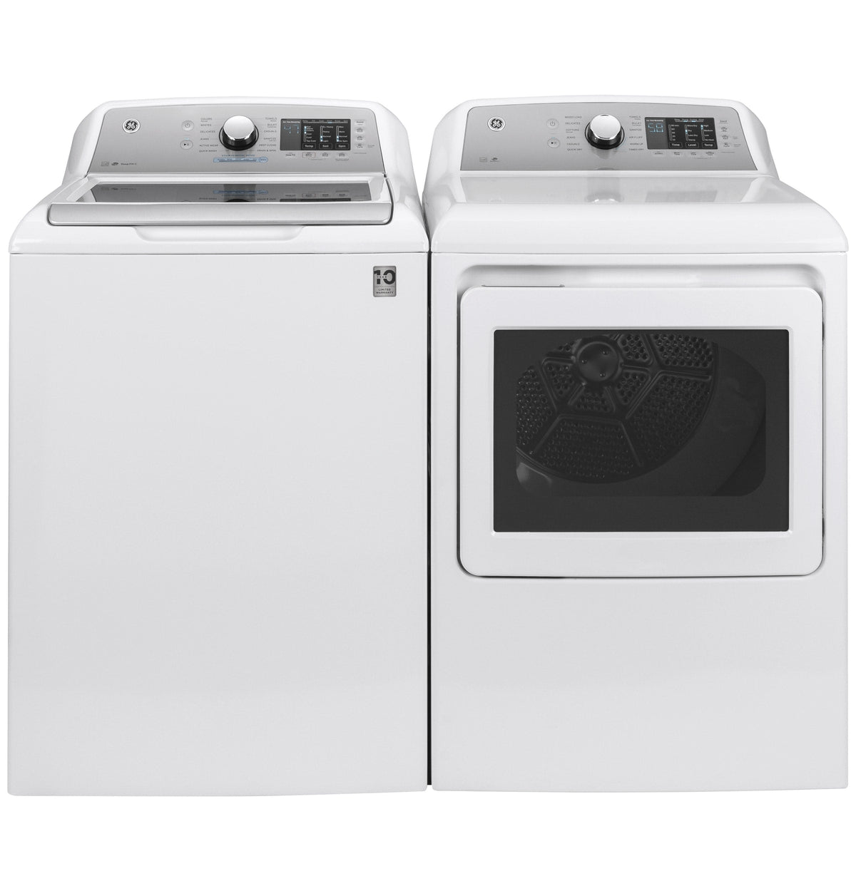 GE 4.6-cu ft High Efficiency Top-Load Washer (White) ENERGY STAR, GTW725BSNWS