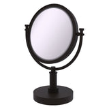 Allied Brass 8-in x 15-in Oil-Rubbed Bronze Double-Sided Magnifying Countertop Vanity Mirror