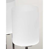 Progress Lighting Replay 4-Light Polished Nickel Modern/Contemporary Etched Glass Lantern Medium Hanging Pendant Light