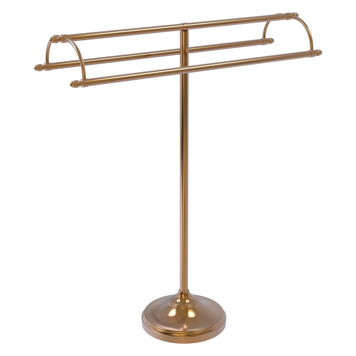 Allied Brass Brushed Bronze Freestanding Towel Rack