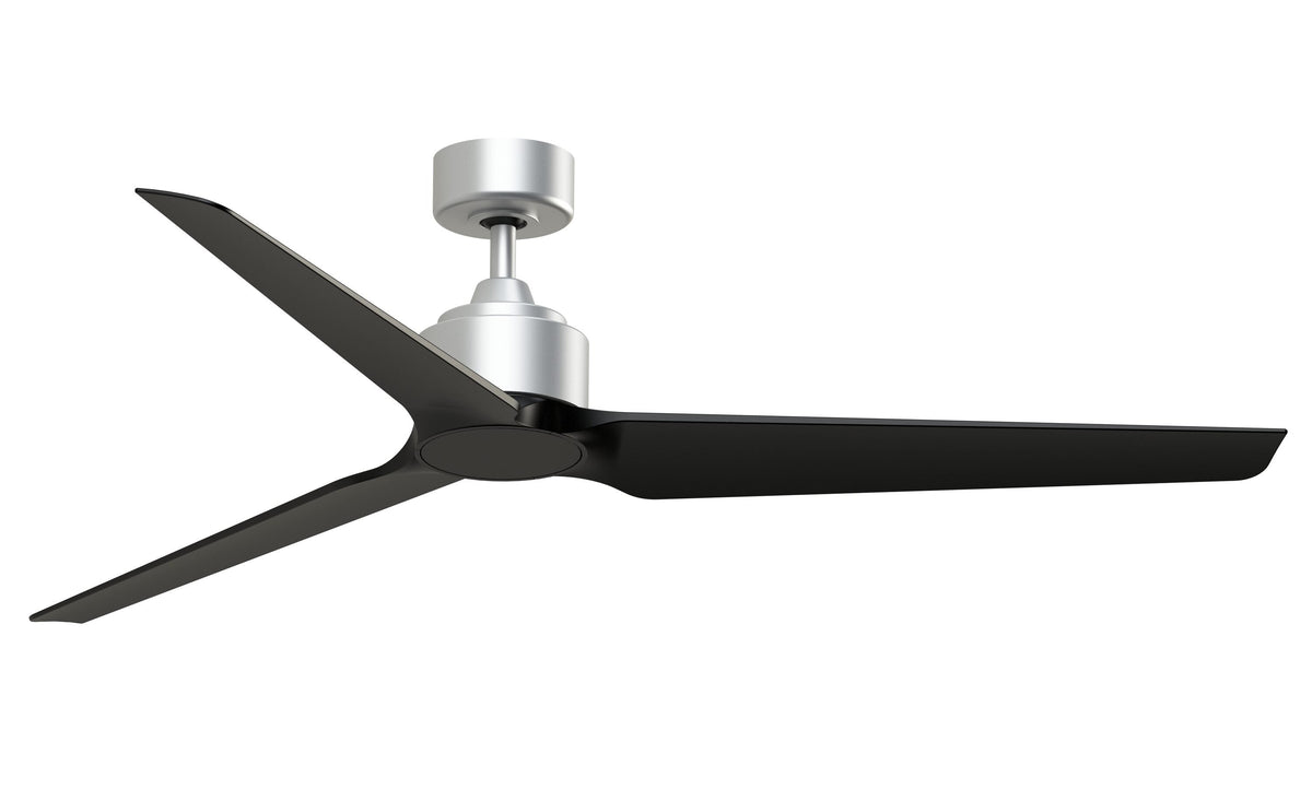 Fanimation TriAire Custom 64-in Silver Indoor/Outdoor Smart Ceiling Fan with Remote (3-Blade)