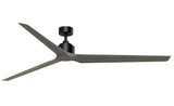 Fanimation TriAire Custom 84-in Black Indoor/Outdoor Smart Ceiling Fan with Remote (3-Blade)