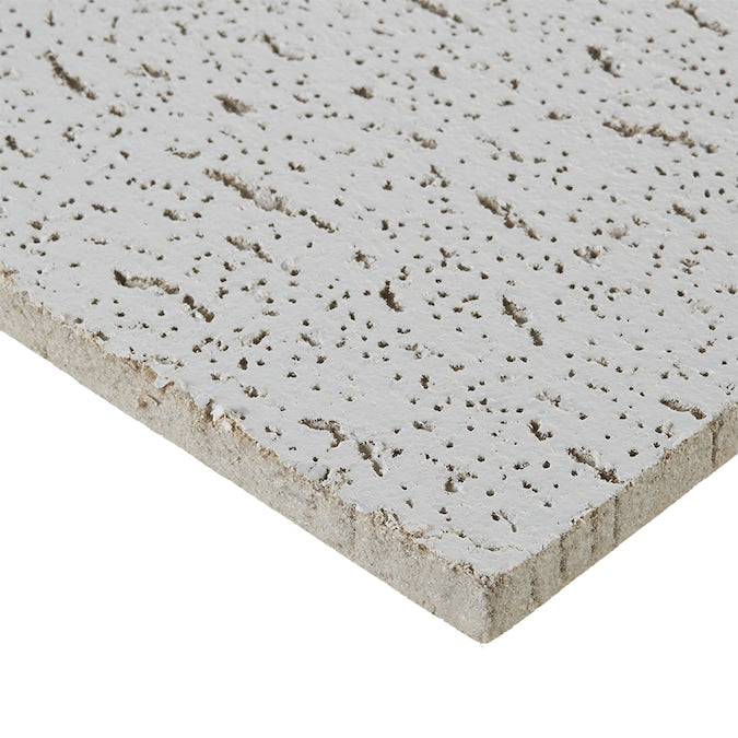 Armstrong Ceilings 4-ft x 2-ft Textured Contractor White Mineral Fiber Drop Ceiling Tile (10-Pack, 80-sq ft / Case)