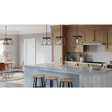 Progress Lighting Briarwood 4-Light Antique Bronze Farmhouse Chandelier, 20-in