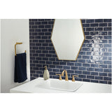 American Olean Union View Suede Blue 12-in x 12-in Glossy Ceramic Brick/Mosaic Wall Tile, 0.83-sq ft per Piece