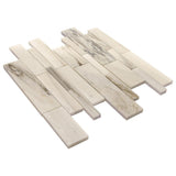 American Olean Genuine Stone Dapper White 11-in x 14-in Multi-Finish Natural Marble Mosaic Floor and Wall Tile (0.96-sq ft per piece)