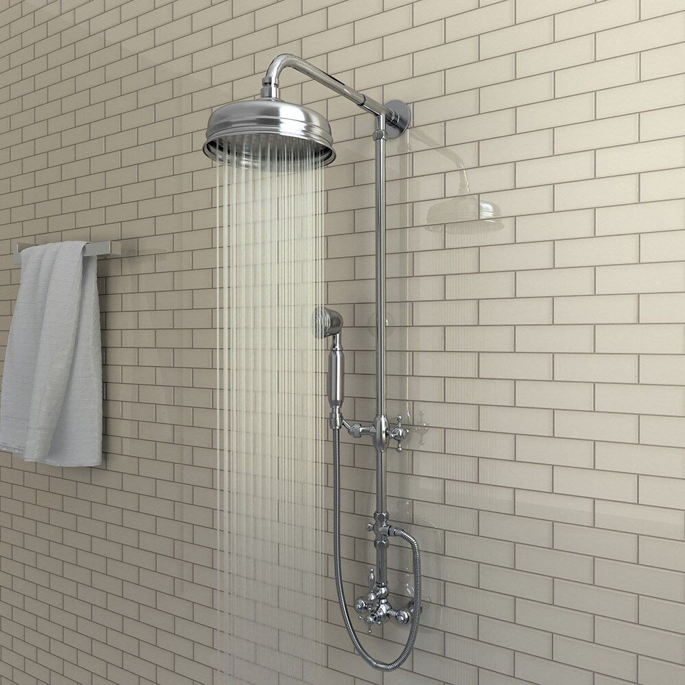 Elida Ceramica 2-in x 6-in Beige Glossy Glass Brick Mosaic Wall Tile, 12-in x 12-in Sheet