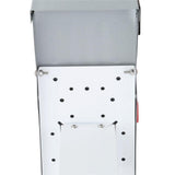 Grayson Medium, Steel, Post Mount Mailbox - Super Arbor