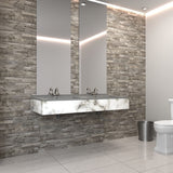 Elida Ceramica Natural Ledgewood Stone 13-in x 25-in Matte Porcelain Wood Look Wall Tile