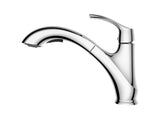 Keeney Polished Chrome 1-Handle Deck-Mount Pull-Down Kitchen Faucet with Deck Plate