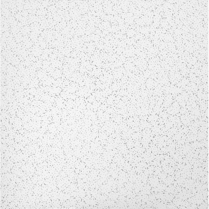 Armstrong Ceilings 2-ft x 2-ft Random Textured Contractor White Mineral Fiber Drop Ceiling Tile (16-Pack, 64-sq ft / Case)