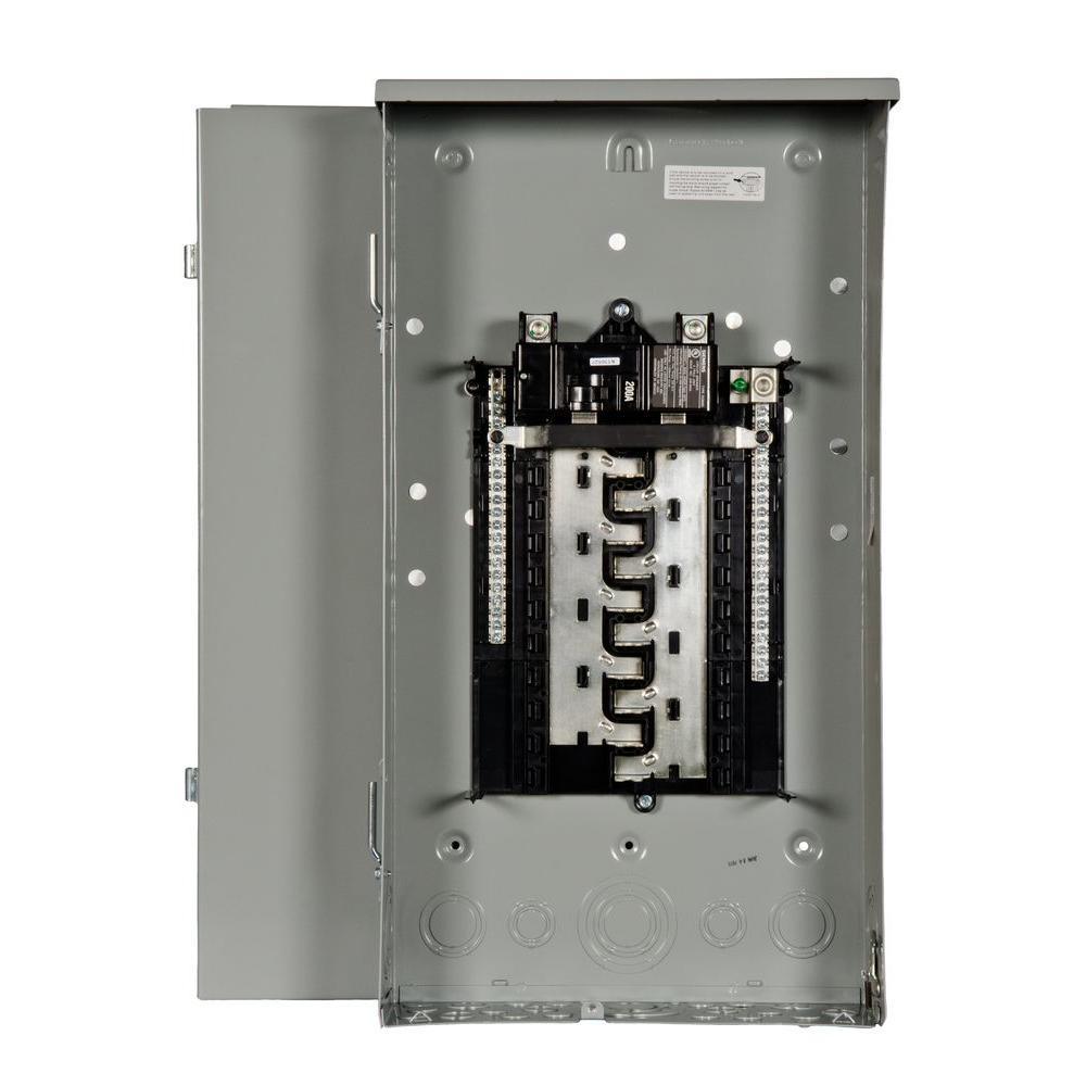 ES Series 100 Amp 12-Space 24-Circuit Main Breaker Outdoor Load Center - Super Arbor