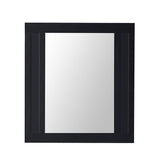 33 in. W x 36 in. H Framed Rectangular  Bathroom Vanity Mirror in Dove Grey
