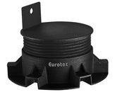 Eurotec 1-1/8-in Black Plastic Post Base Support (50-Pack)