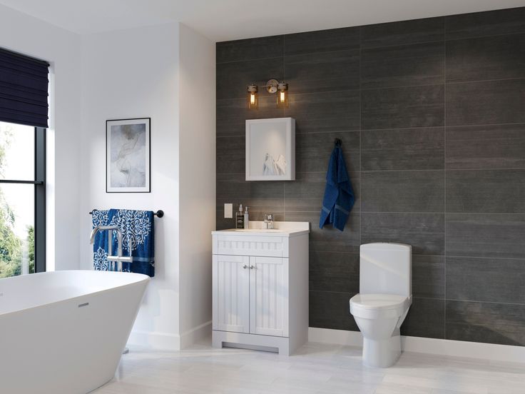 Style Selections Ellenbee 24.5-in White Single Sink Bathroom Vanity with White Cultured Marble Top