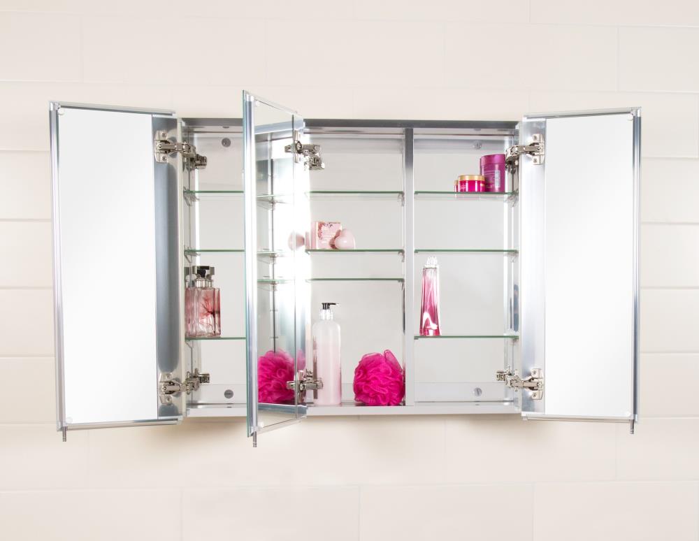 Jacuzzi 30-in x 26-in Rectangle Surface/Recessed Mirrored Medicine Cabinet