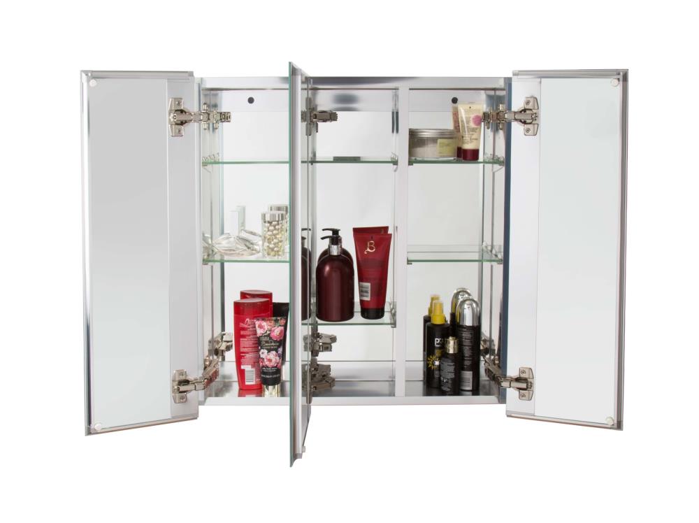 Jacuzzi 36-in x 26-in Rectangle Surface/Recessed Mirrored Medicine Cabinet