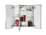Jacuzzi 36-in x 26-in Rectangle Surface/Recessed Mirrored Medicine Cabinet