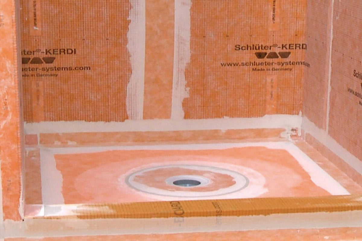Schluter Systems KERDI Orange Waterproofing Tile Membrane, Sheet-Applied PEVA Vapor Retarder