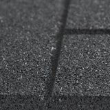 Reversible 16 in. x 16 in. x 0.75 in. Slate Brick Face/Flat Profile Rubber Paver - Super Arbor