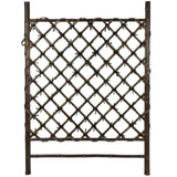 Red Lantern 2-ft x 3-ft Brown Stained Bamboo Fence Panel - Oriental Furniture Collection