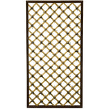 Red Lantern Bamboo Wood Decorative Fence Panel - Oriental Furniture Collection