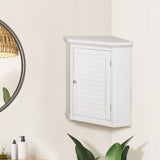 Teamson Home Glancy 22.5-in x 24-in x 15-in White Bathroom Wall Cabinet