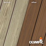Olympic Maximum 5 gal. Clove Brown Semi-Transparent Exterior Stain and Sealant in One - Super Arbor