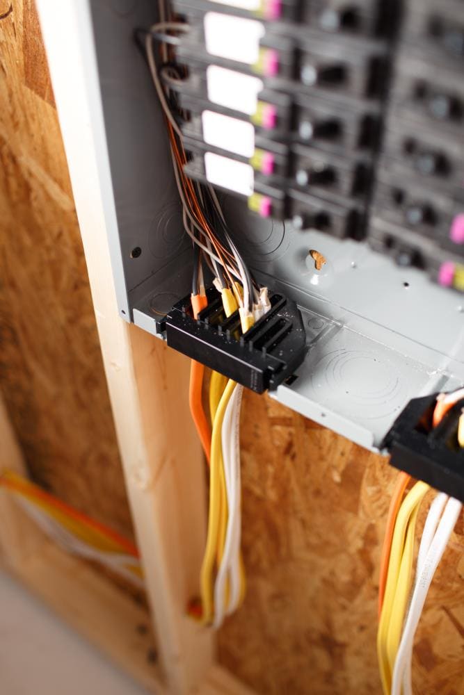 Square D QO 200-Amp 30-space load center - box view