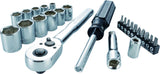 CRAFTSMAN VERSASTACK 24-Piece Metric Polished Chrome Mechanics Tool Set with Hard Case