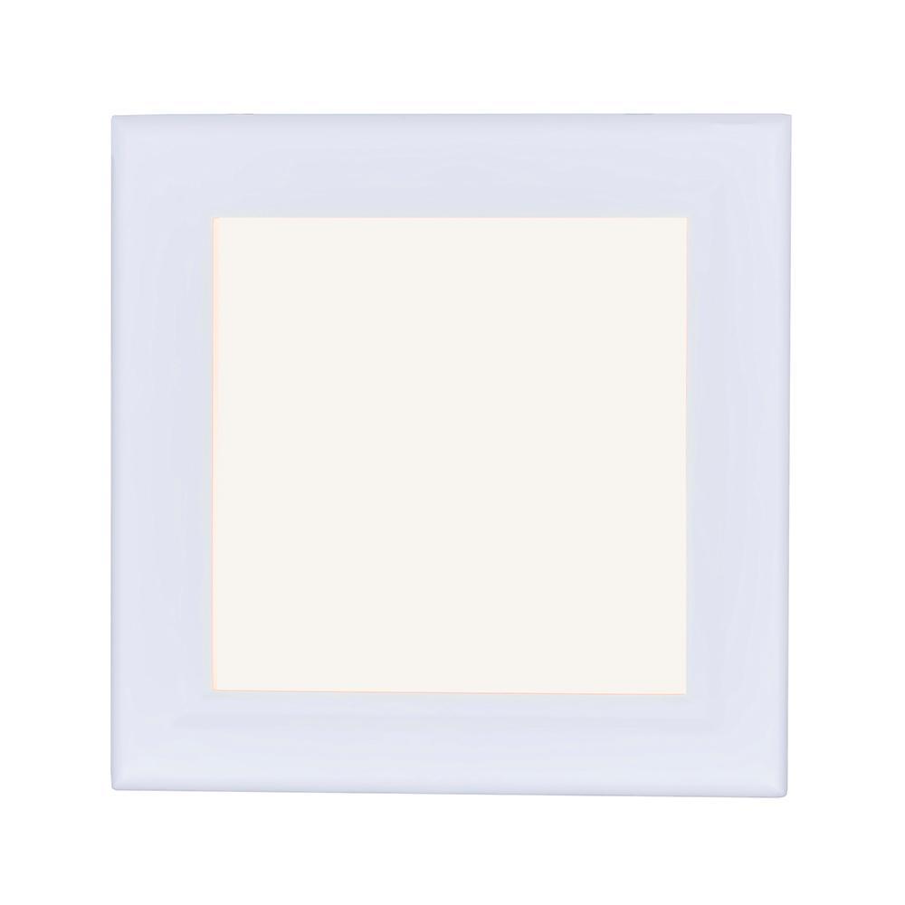 1 ft. x 1 ft. White Dimmable Edge-Lit 15-Watt 3000K Integrated LED Flat Panel Flushmount