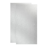 Lyndall 60 x 59-1/4 in. Frameless Mod Soft-Close Sliding Bathtub Door in Nickel with 1/4 in. (6mm) Rain Glass - Super Arbor