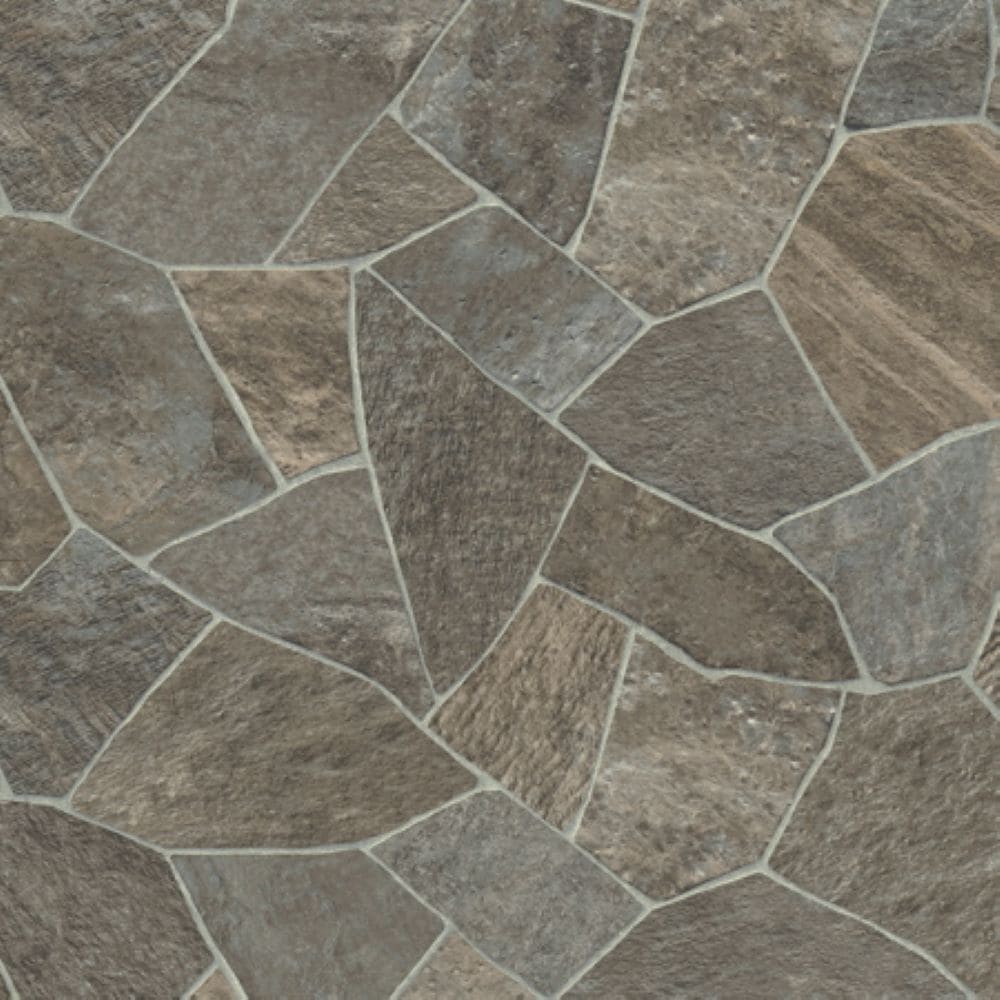 Armstrong Flooring Pickwick Landing II 12-ft W Cut-to-Length Gray Brown Stone Look Low-Gloss Sheet Vinyl Flooring