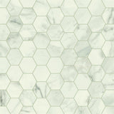 Armstrong Flooring Pickwick Landing I 12-ft W Cut-to-Length White Hexagon Stone Look Low-Gloss Finish Sheet Vinyl