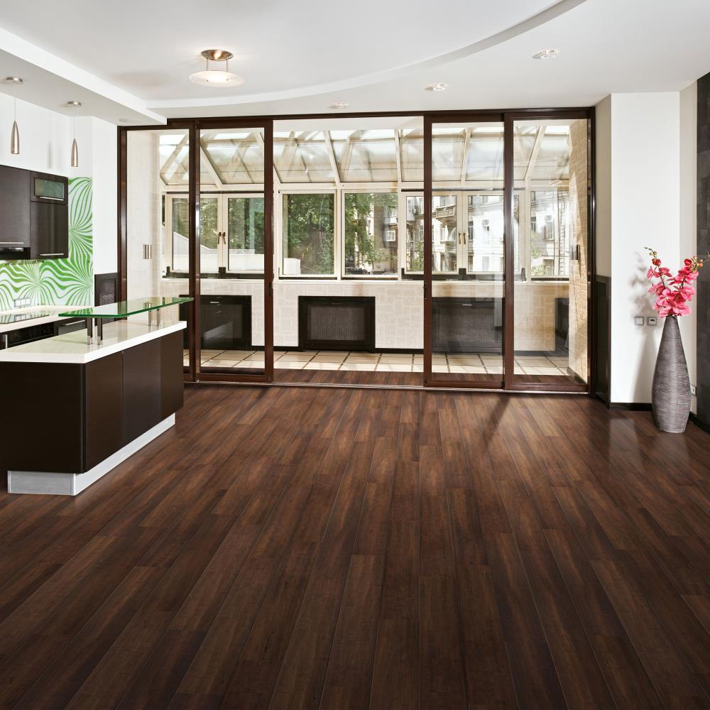 Cali Bamboo Fossilized 3.75-in Bordeaux Bamboo Distressed Engineered Hardwood Flooring, 7/16-in Thick (22.69-sq ft/Carton)