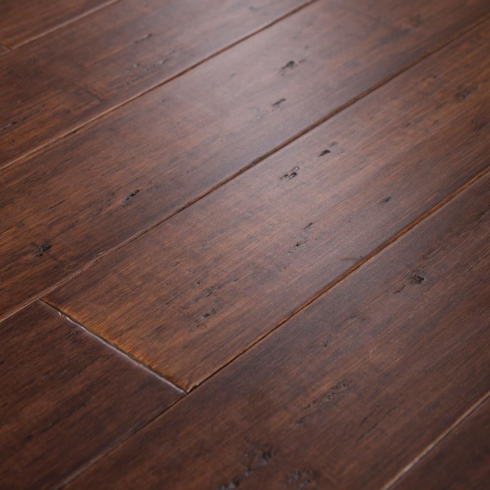 Cali Bamboo Fossilized 3.75-in Bordeaux Bamboo Distressed Engineered Hardwood Flooring, 7/16-in Thick (22.69-sq ft/Carton)