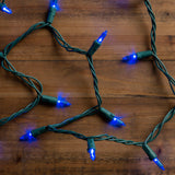 GE StayBright 100-Count 24.7-ft Blue LED Plug-In Christmas String Lights