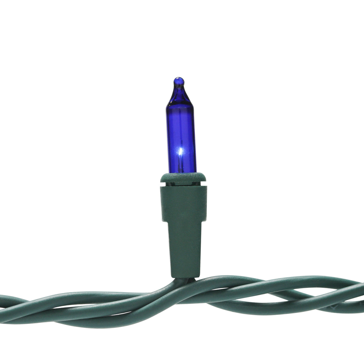 GE String-A-Long 100-Count 20.6-ft Blue Incandescent Plug-In Christmas String Lights
