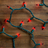 GE String-A-Long 100-Count 20.6-ft Red Incandescent Plug-In Christmas String Lights