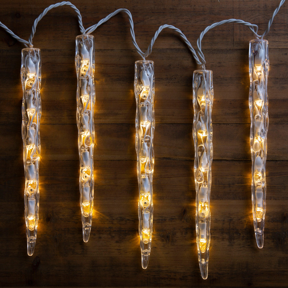 GE Color Choice 20-Count Multi-function Color-Changing Mini LED Plug-In Christmas Icicle Lights