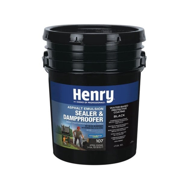 107 Asphalt Emulsion Sealer and Damp proofer Roof Coating 4.75 gal.