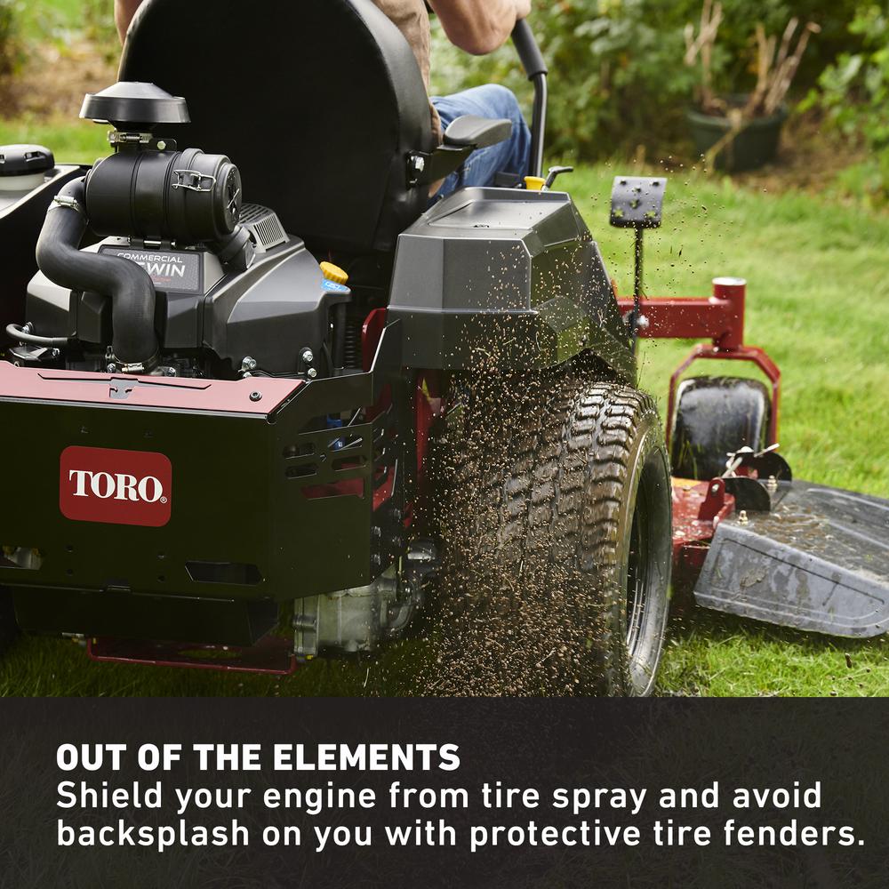 Toro TITAN 60 in. IronForged Deck 24.5 HP Commercial V-Twin Gas Dual Hydrostatic Zero Turn Riding Mower - Super Arbor