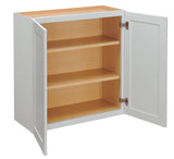 Diamond NOW Arcadia 36-in W x 30-in H x 12-in D White Wall Fully Assembled Cabinet (Recessed Panel Shaker Door Style)