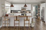 Diamond NOW Arcadia 24-in W x 36-in H x 12-in D White Wall Fully Assembled Cabinet (Recessed Panel Shaker Door Style)