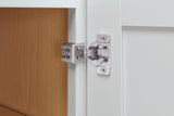 Diamond NOW Arcadia 12-in W x 36-in H x 24-in D White Diagonal Corner Wall Fully Assembled Cabinet (Recessed Panel Shaker Style)